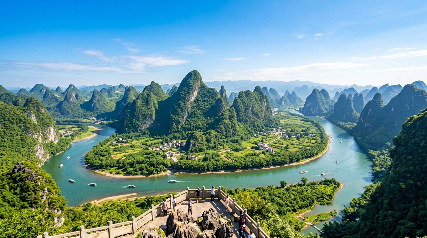Top 4 Karst Sunrise & Sunset Peaks in Guilin Ranked: From Crowd-Free Laozhai to Xianggong (2026)