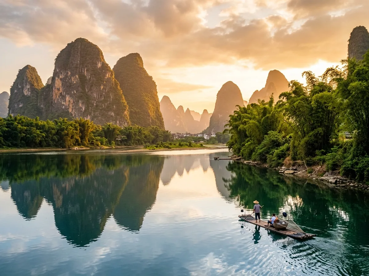 Xingping Ancient Town & 20 RMB Viewpoint: Complete Logistics & Sunset Guide